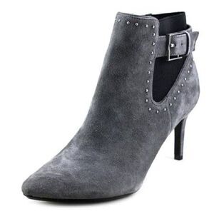 Calvin Klein grey Jozie heeled booties Size 9.5 Bin 15